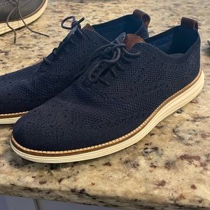 Mens Cole Haan zerogrand original. Dress shoe Oxford. Blue size 8.